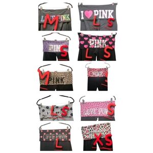 PINK by Victoria's Secret vintage fold over full length flare yoga pants